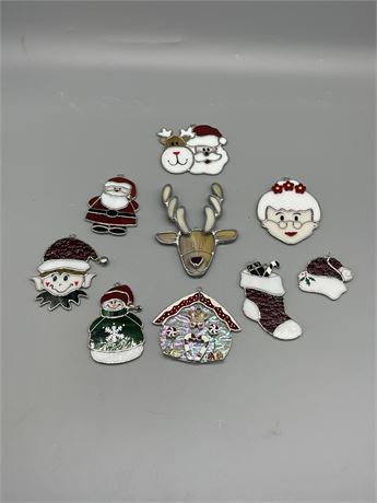 Stain Glass Christmas Lot