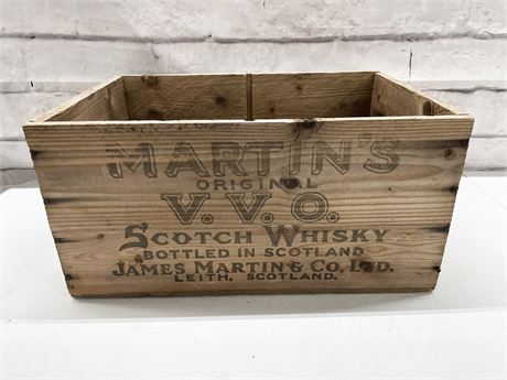 James Martin Whiskey Crate