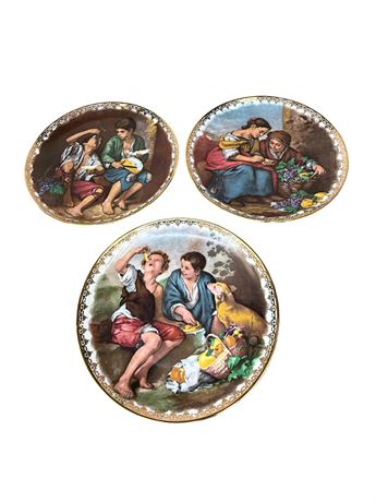 Western German Porcelain Decorative Plates