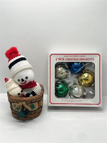 Ornaments and Snowmen