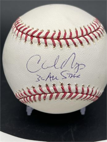 Signed Charles Nagy Baseball