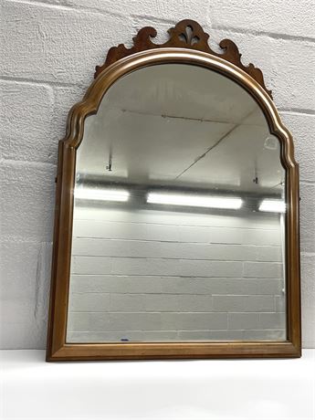 Antique Maple Wall Mirror