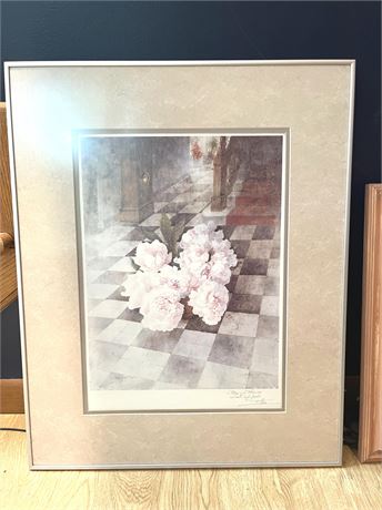 Pink Peonies Framed Lithograph Print