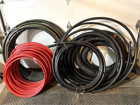 Large Plastic Tubing Lot