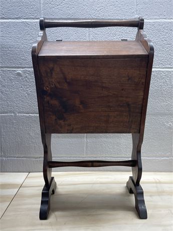 Antique Sewing Box Stand