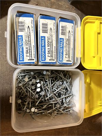 Large Lot of Roofing Nails