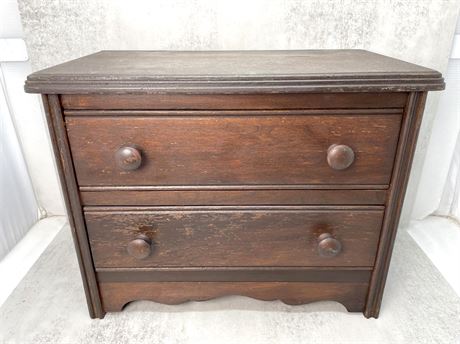 Antique Children's Two-Drawer Dresser