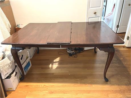 Queen Anne Solid Wood Dining Room Table