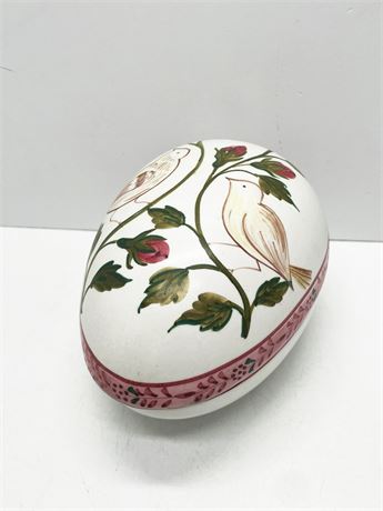Italian Hand Painted Egg Box