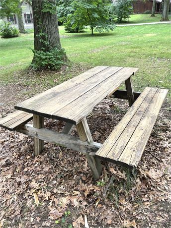 6' Oak Picnic Table