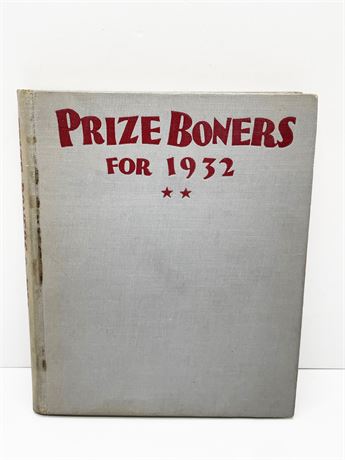 "Prize Boners for 1932"