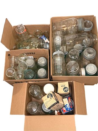 Vintage Ball and Atlas Canning Jar Lot