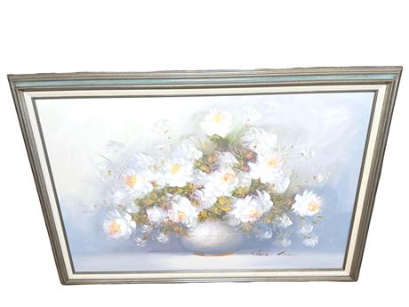 Irene Cox Original Floral Bouquet Oil Painting on Canvas
