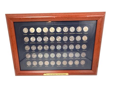 2007 Framed Collection of United States Quarters