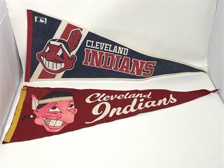 Vintage Cleveland Indians Pennants