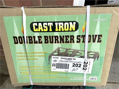Cast Iron Double Burner Stove