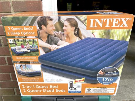 Intex 2-in-1 Queen Inflatable Bed