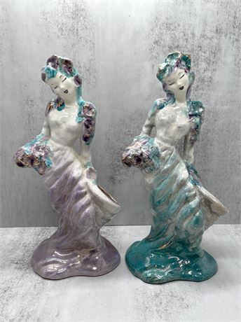 Hedi Schoop 12" Lady Porcelain Figurines