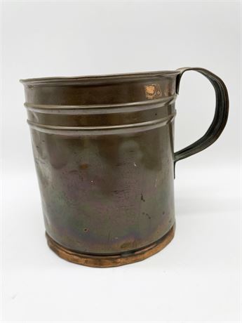 Antique Copper Measuring Cup