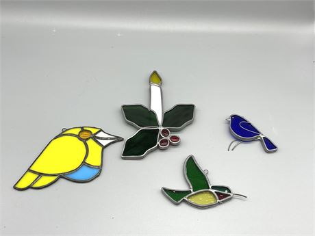 Assorted Stained Glass Lot 2