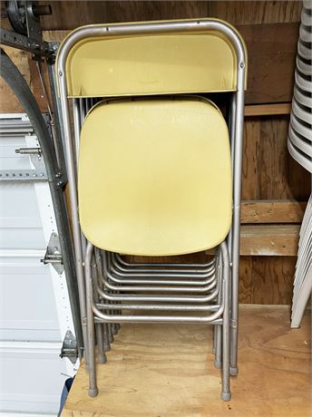 Samsonite Yellow Folding Chairs