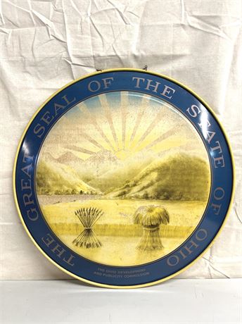 Metal Sign "The Great Seal of the State of Ohio"