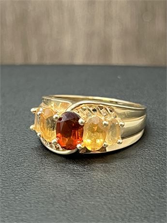 14kt Gold Citrine Ring