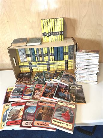 Large Lot of Nancy Drew Books