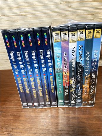 SEALED Travel DVDs