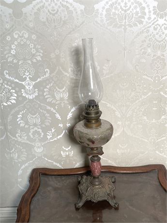 Antique Kosmos Oil Lamp