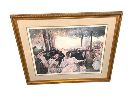 Avenue du Bois-de-Boulogne Art Print