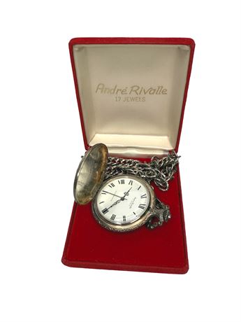 Andre Rivalle 17 Jewel Pocket Watch
