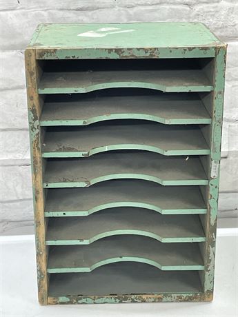 Wood Storage Cabinet