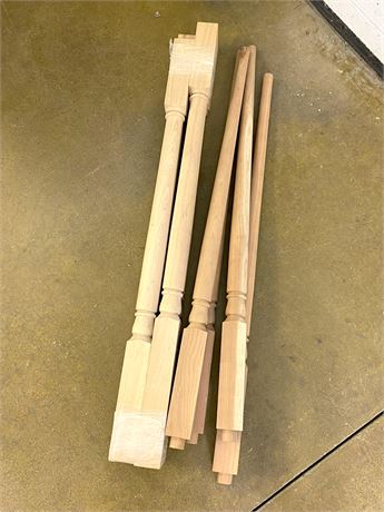 Unfinished Wood Balusters