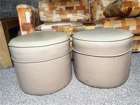 Leather Foot Stools