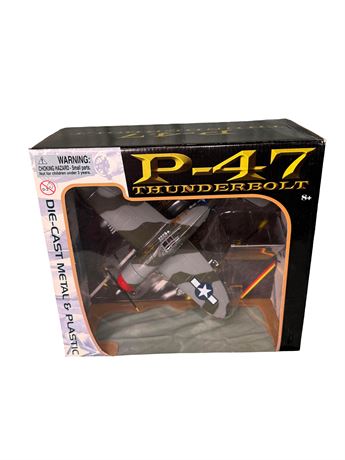 Motormax 1:48 Scale Diecast Metal P-47 Thunderbolt