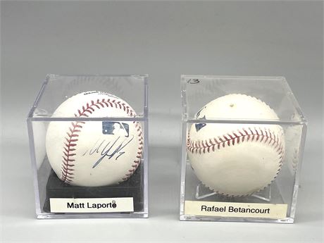 Autograph & Collector's Baseballs Lot 1