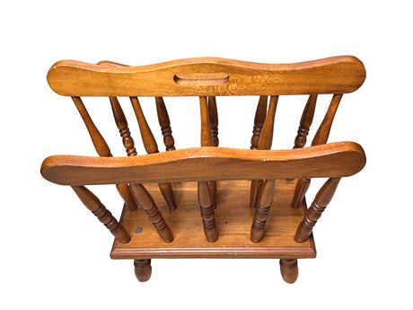 Maple Wood Magazine Rack