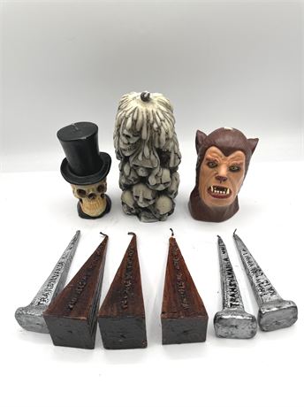 Halloween Decorative Wax Candles