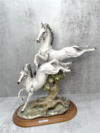 Auro A Belcari Galloping Horse Sculpture