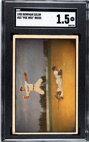 Pee Wee Reese #33 - 1953 Bowman Color