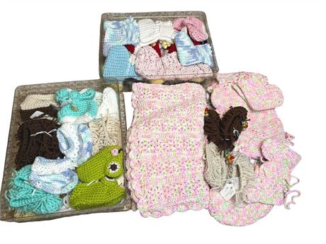 Handmade Crochet Items Lot 1