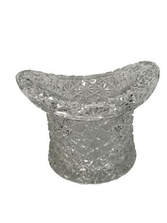 Large Art Glass Top Hat