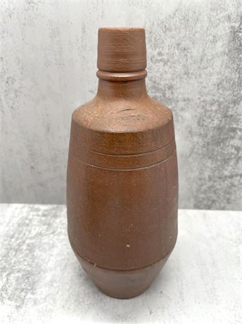 Portuguese Stoneware Wine Bottle