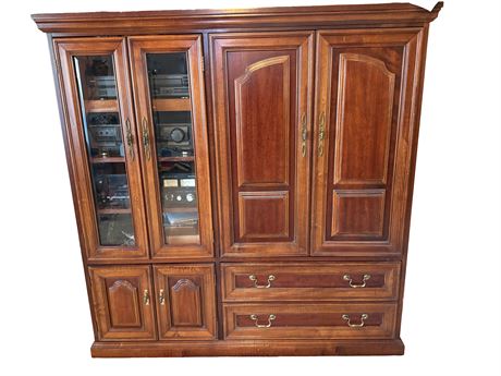 Wooden Entertainment Stand