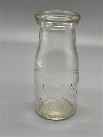 The Lawson Milk Co. Embossed Bottle