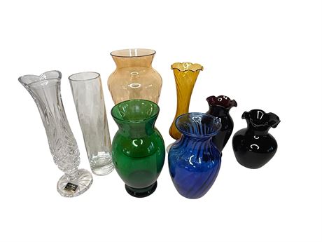 Vintage Glass and Crystal Vases