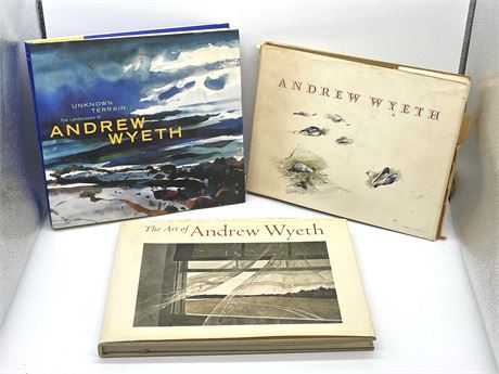 Three (3) Andrew Wyeth Books
