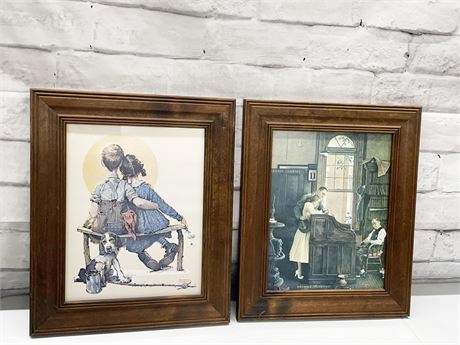 Pair of Rockwell Prints