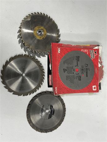 Variety Lot of Saw Blades - Lot #1